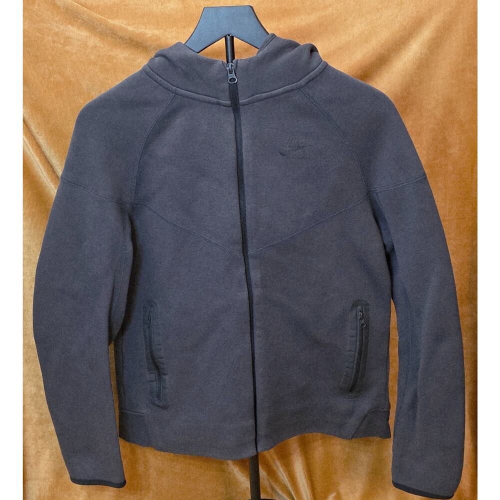 NIKE Sportswear Tech Fleece Windrunner Hoodie Black Full Zip Active Women’s XL